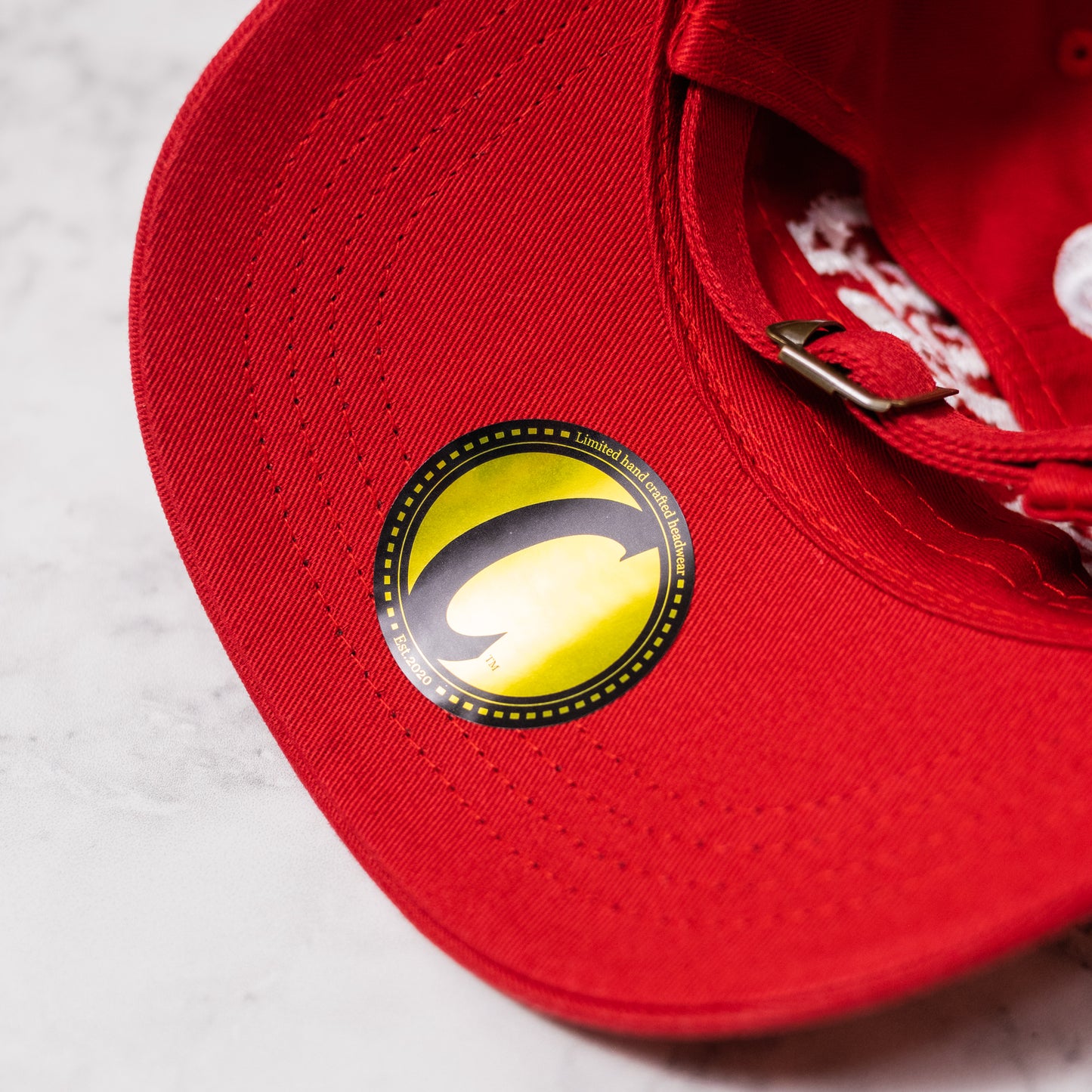 1 of 1 Street Shark Dad Hat in Red