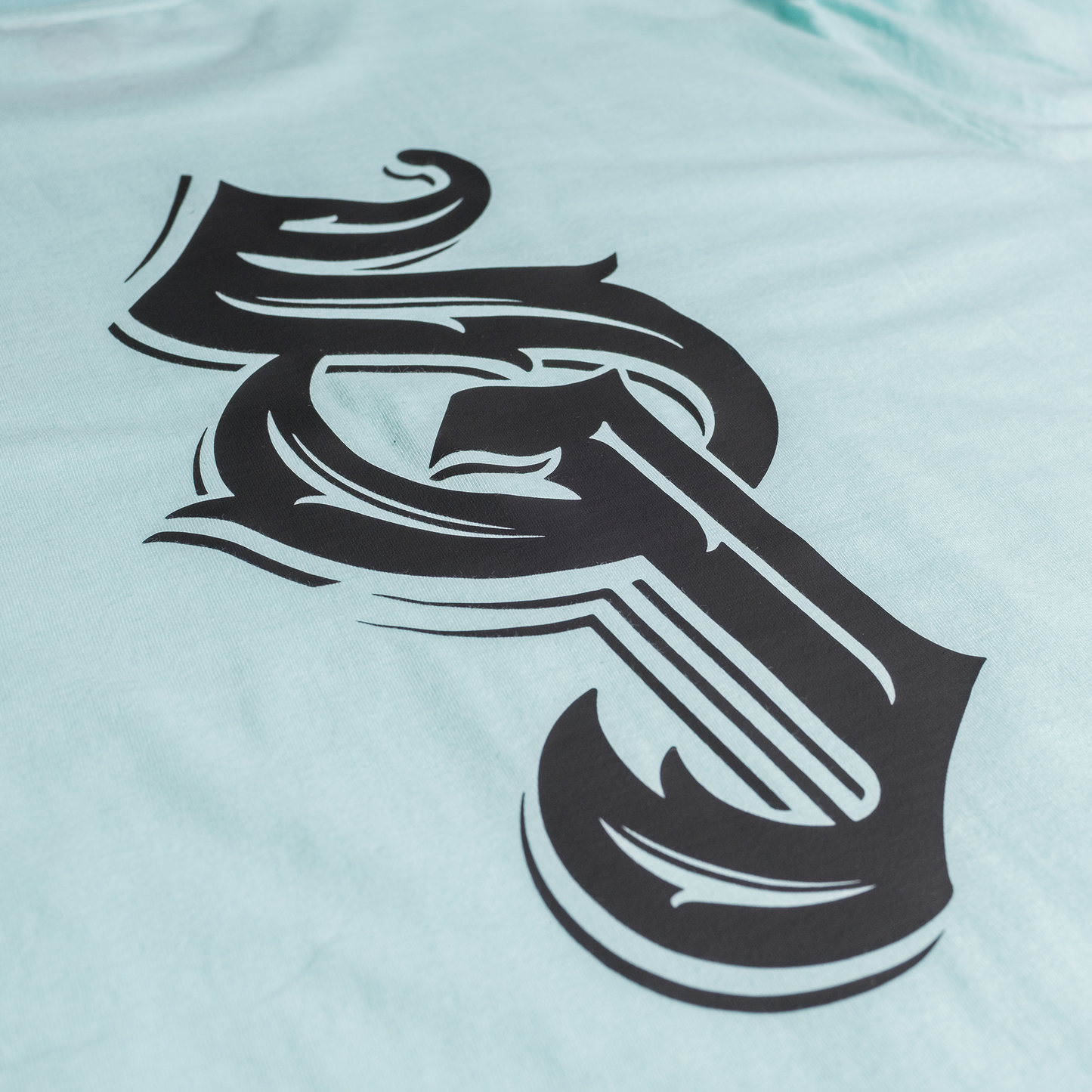 Close up of Back Print on T-Shirt