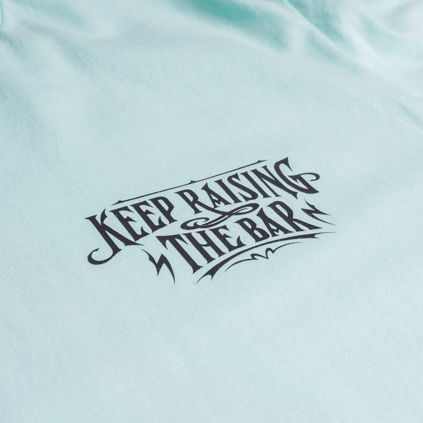 Close up of Left Chest Logo on T-Shirt