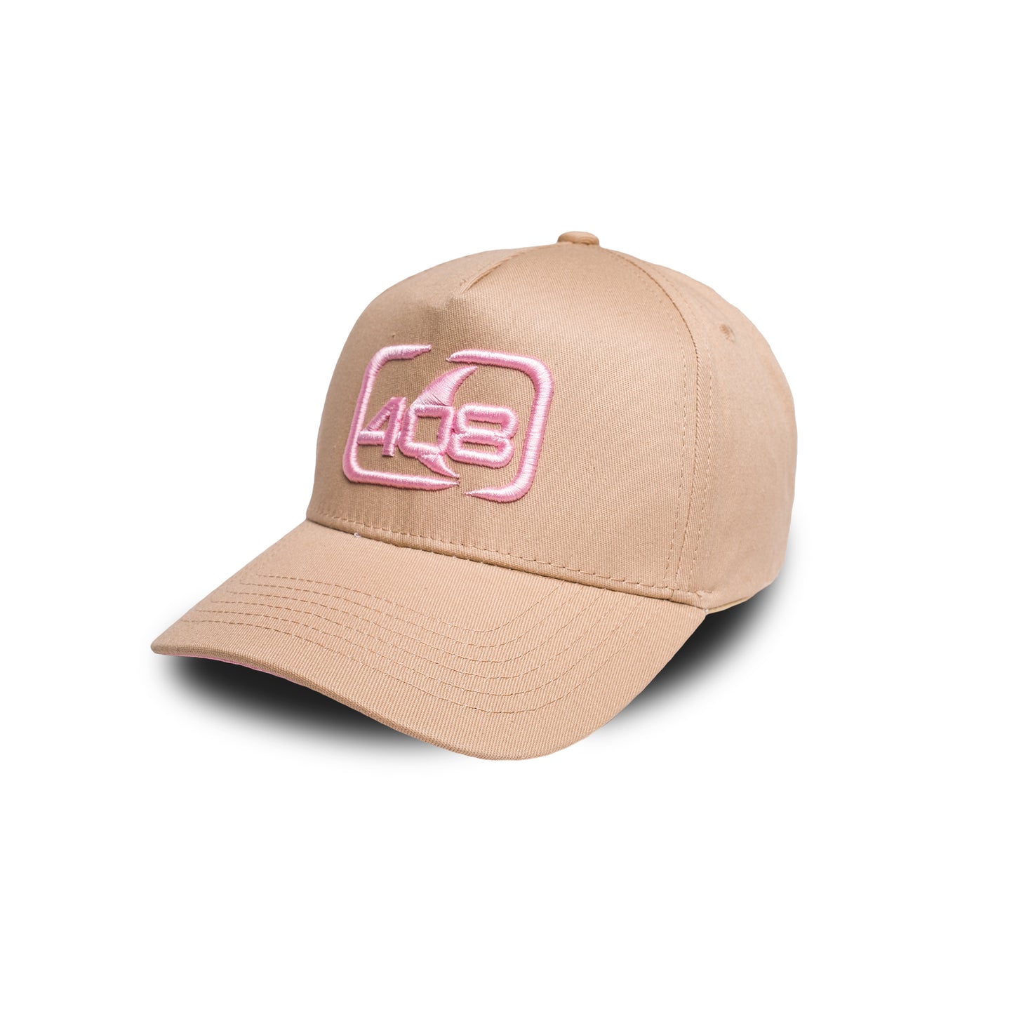 The Classic 408 Snapback - VDay Edition (Khaki/Pink)