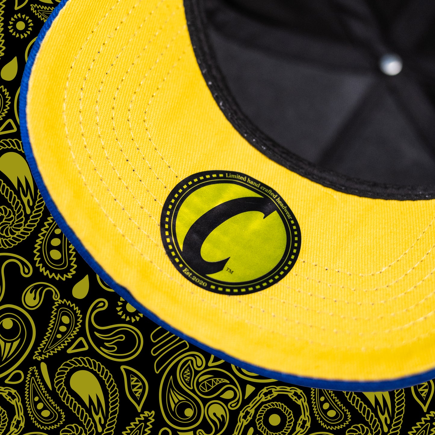 1 of 1 Paisley Zombie Shark Snapback