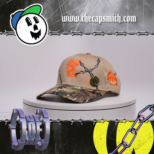 1 of 1 Zombie Shark Camo Visor Cap