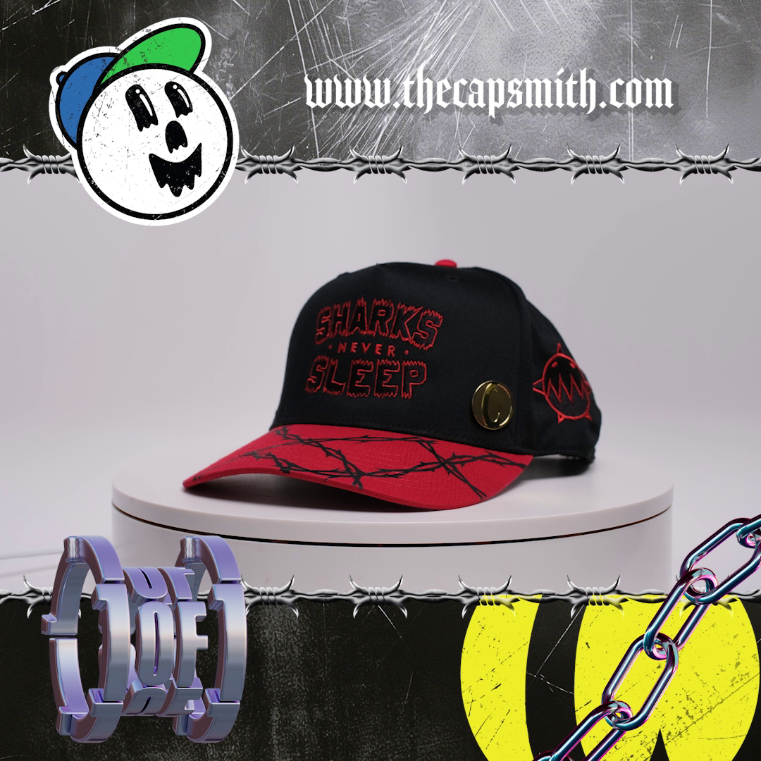 1 of 1 Sharks Never Sleep 2-Tone Cap