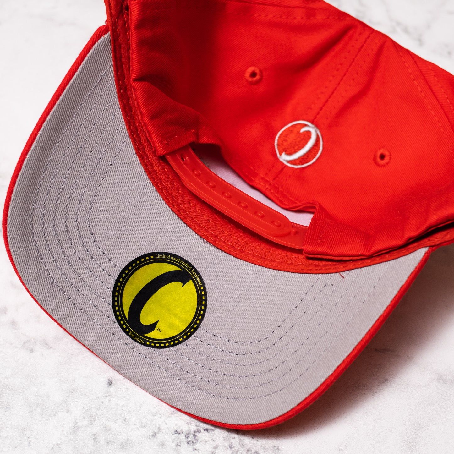 1 of 1 Upside-down "Stay Sharkin" Snapback