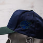 1 of 1 Capsmith Shark Baseball Cap on Nvy/Drk Green