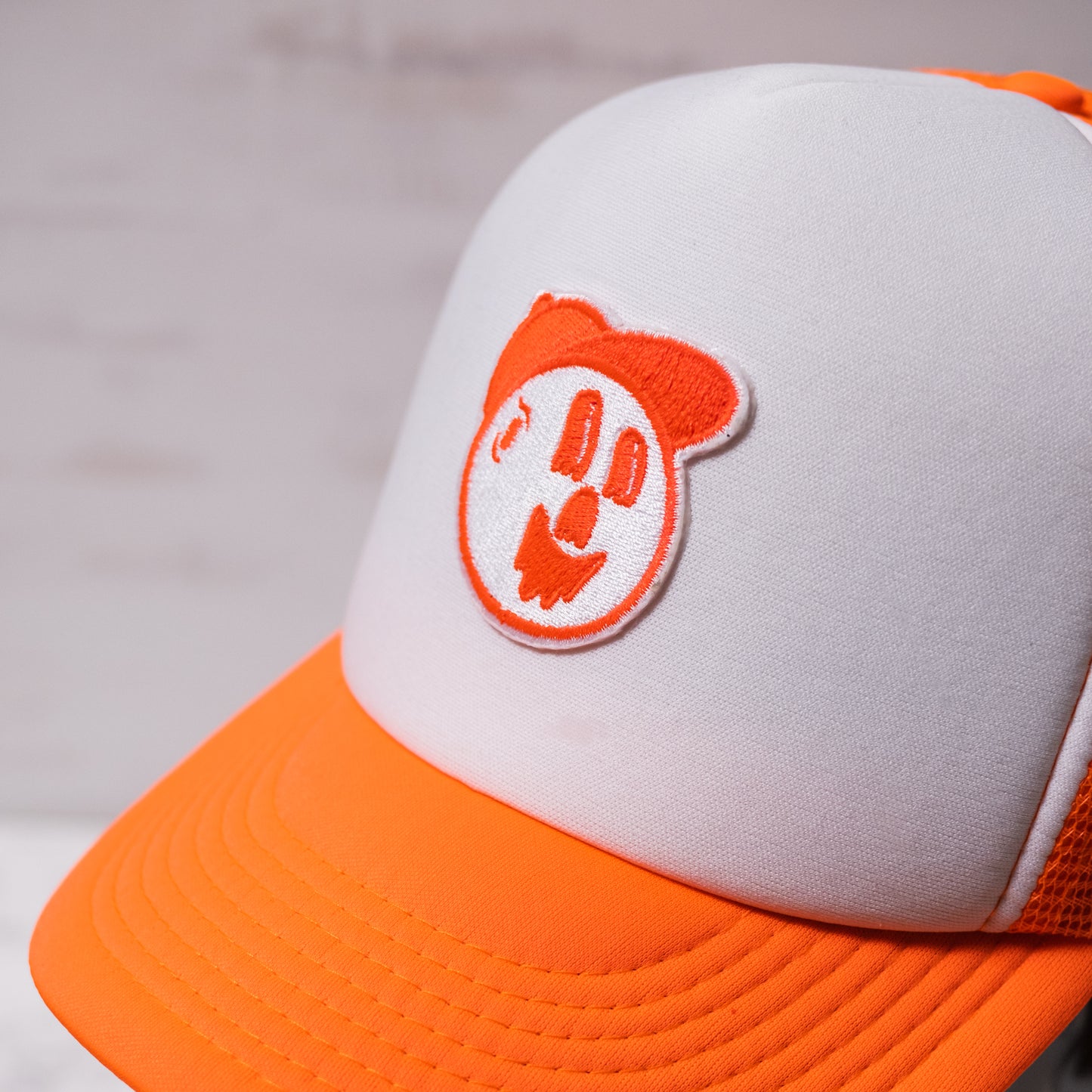 1 of 1 Cap Hero Trucker Snapback (Neon Orange)