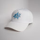 1 of 1 408 Zombie Shark on a White Baseball Snapback