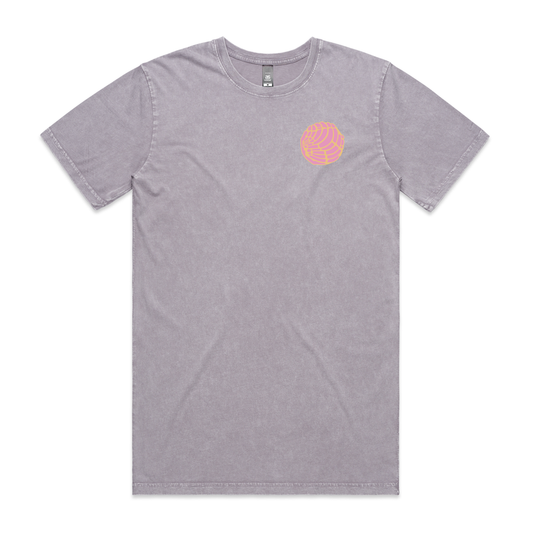 1 of 1 Pink Concha stone washed tee in orchid (Large)