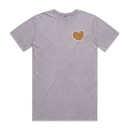 1 of 1 Oreja stone washed tee in orchid (XL)