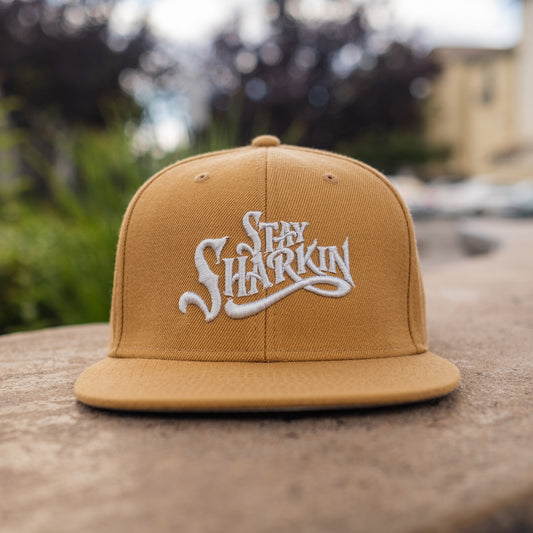 Stay Sharkin Midnight Hour Cap in Camel