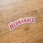 Hernandez Sticker