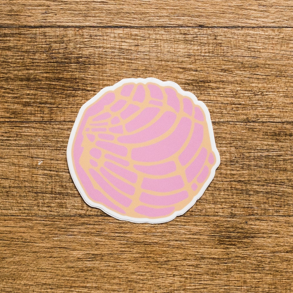 Pink Concha Sticker