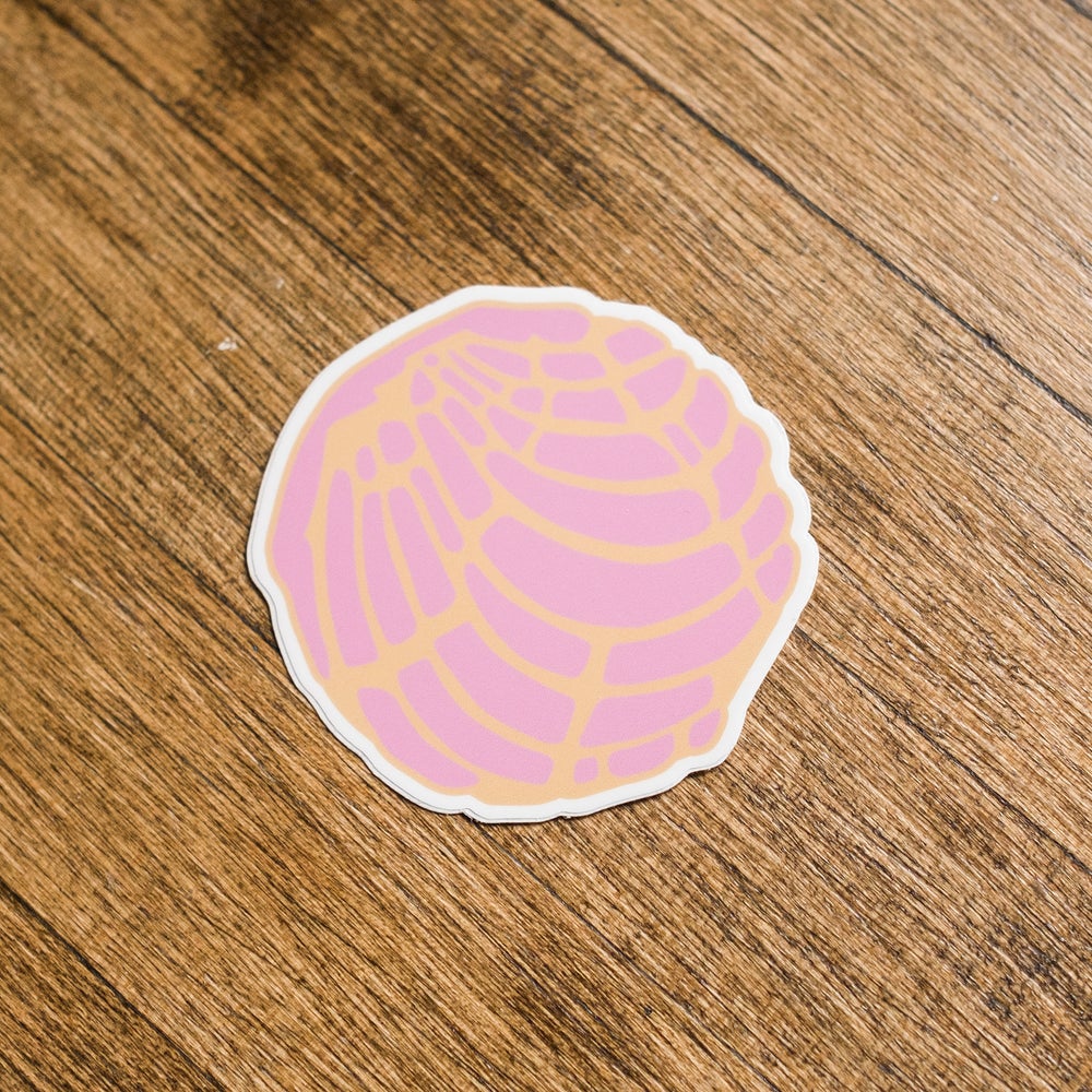 Pink Concha Sticker