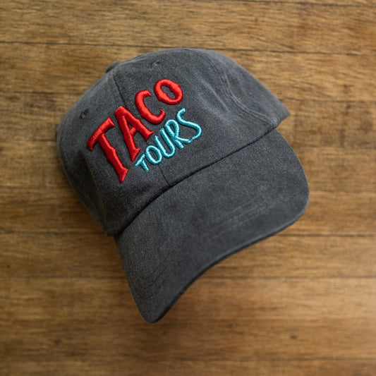 Taco Tours Dad Hat in Black