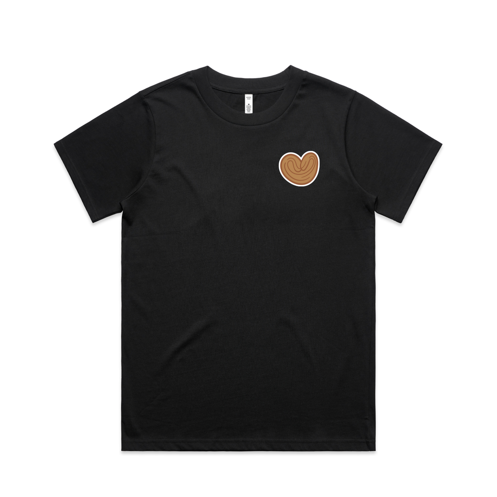 1 of 1 Women's Oreja Tee in Black (Medium)