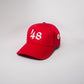 1 of 1 '48 Red Snapback