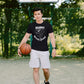 Sharks Never Sleep Tee in Black